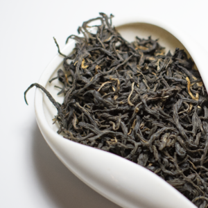 Black tea leaves