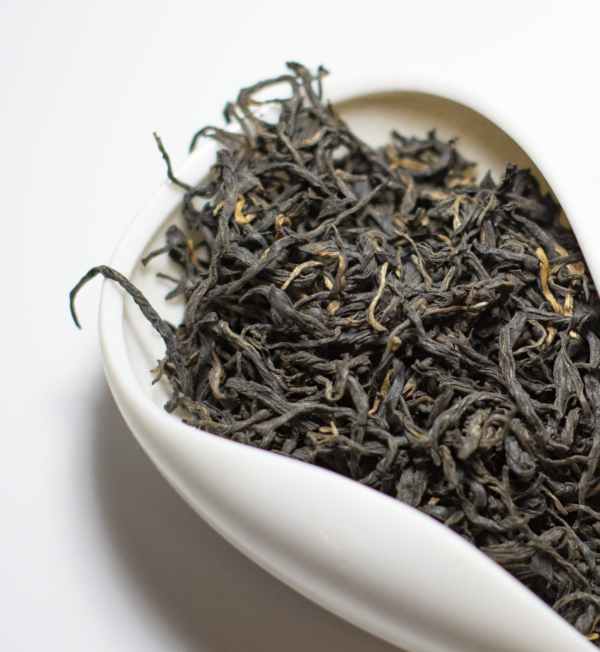 Black tea leaves