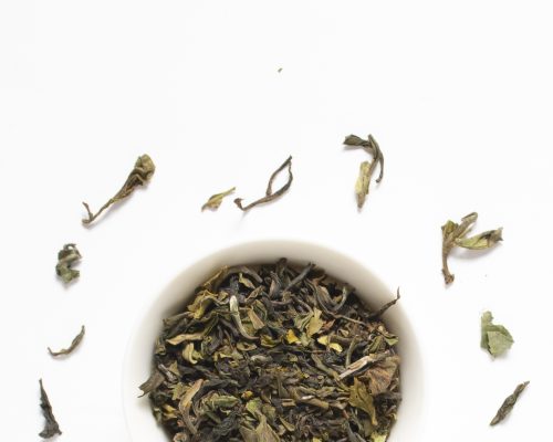 First Flush Darjeeling leaves
